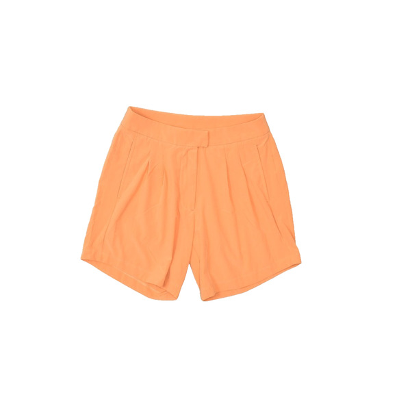 Nike Dri-FIT Women's Orange Pleated Golf Shorts Regular Size 4 Pockets - Picture 1 of 8